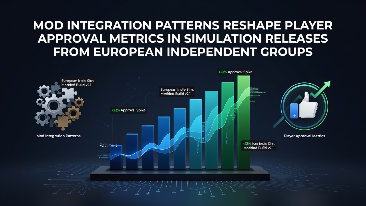 European independent studio team reviewing mod integration tools for a simulation game project